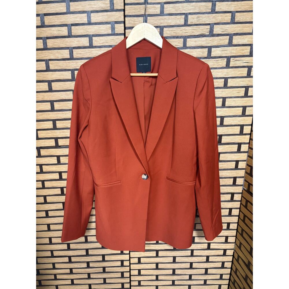 Alex Marie Burnt Orange Blazer Size 6